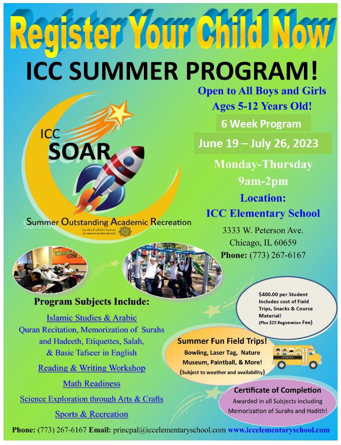 ICC SUMMER SCHOOL 2023 « ICC AtTakaful Islamic Society